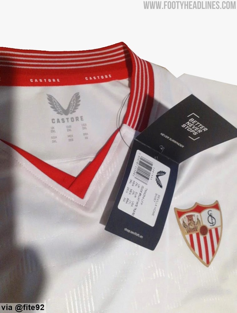 Sevilla 2324 Home Kit Leaked Footy Headlines
